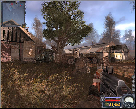 2) Military base - The situation here is similar to the first game of the series - Cordon - Maps - part 1 - Walkthrough - S.T.A.L.K.E.R.: Clear Sky - Game Guide and Walkthrough