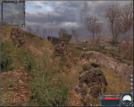 10) Tunnel exit - This is where you'll show up when you've decided to choose an alternative route to the Garbage area - Garbage - Maps - part 2 - Walkthrough - S.T.A.L.K.E.R.: Clear Sky - Game Guide and Walkthrough
