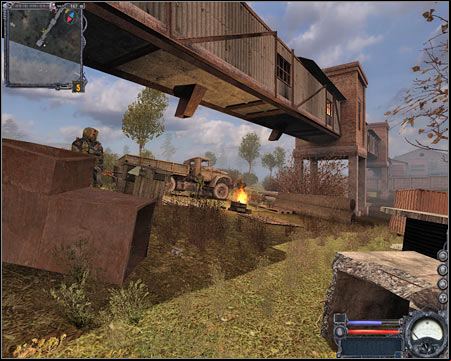 11) Camp in the north-east - When you visit the camp for the first time, you won't see any differences from some of the other camps - The Dark Valley - Maps - part 3 - Walkthrough - S.T.A.L.K.E.R.: Clear Sky - Game Guide and Walkthrough