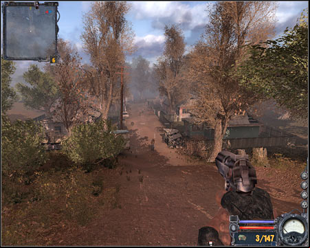 You are free to go where you like, however you must be careful each time you've entered a new territory - Surviving in the Zone - Hints - S.T.A.L.K.E.R.: Clear Sky - Game Guide and Walkthrough