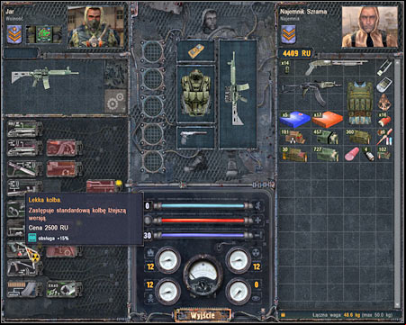 You can always ask a mechanic to repair or upgrade your equipment - Choosing the best gear - Hints - S.T.A.L.K.E.R.: Clear Sky - Game Guide and Walkthrough