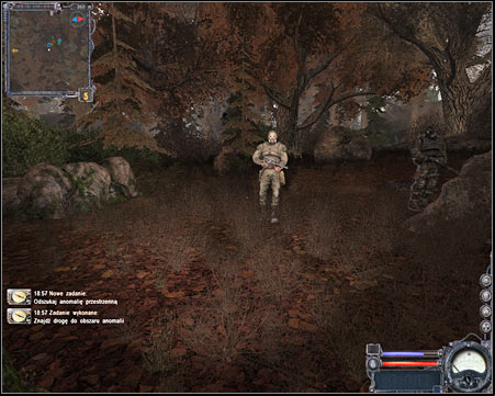 7) Entrance to the tunnels - You'll explore this area automatically if you've decided to Fila and his group of stalkers - Red Forest - Maps - part 2 - Walkthrough - S.T.A.L.K.E.R.: Clear Sky - Game Guide and Walkthrough