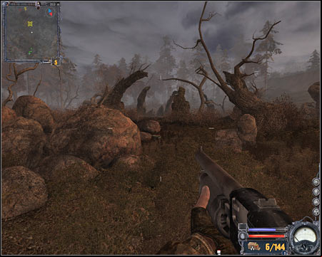 9) Anomaly - You'll have to get here to complete one of the main quests - Red Forest - Maps - part 2 - Walkthrough - S.T.A.L.K.E.R.: Clear Sky - Game Guide and Walkthrough