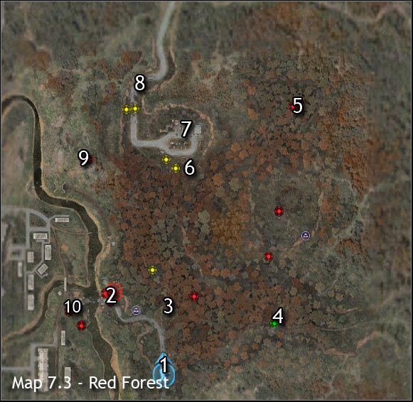 1 - Red Forest - Quests - part 1 - Walkthrough - S.T.A.L.K.E.R.: Clear Sky - Game Guide and Walkthrough