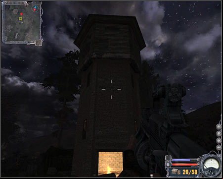 9) Small campsite (Duty) - You will come across a larger group of Duty soldiers here - Army Warehouses - Map - part 2 - Walkthrough - S.T.A.L.K.E.R.: Clear Sky - Game Guide and Walkthrough