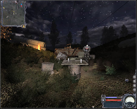 10) The Barrier - Once again, you shouldn't explore this area unless you feel it's absolutely necessary - Army Warehouses - Map - part 2 - Walkthrough - S.T.A.L.K.E.R.: Clear Sky - Game Guide and Walkthrough