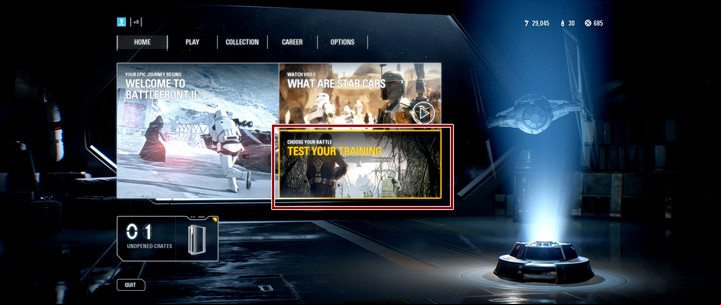After starting the game, the first thing that you should do is to complete a short training in Arcade Mode - Battlefront 2: Starting tips - Tips and advise - Star Wars Battlefront 2 Game Guide