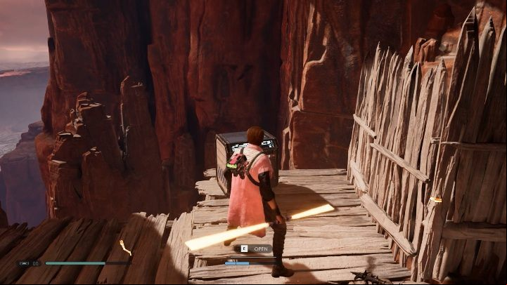 In addition, the lightstaff works well as a throwing weapon - How to get a double-bladed lightsaber in Fallen Order? - Combat - Star Wars Jedi Fallen Order Guide