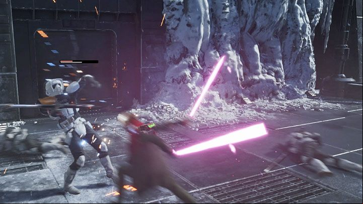 Use your new lightsaber to break through the icy corridor - Chapter 5 Ilum | Fallen Order Walkthrough - Main Story - Star Wars Jedi Fallen Order Guide