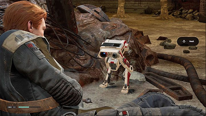 BD-1 has the ability to recover lost health points - How to increase the number of the droids regeneration charges in Fallen Order? - Combat - Star Wars Jedi Fallen Order Guide
