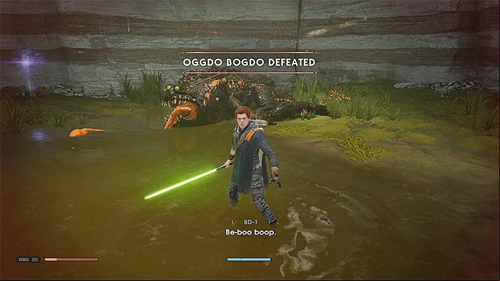 As for Oggdo Bogdo, you dont have to wait long to try to face the boss again - Why cant I defeat the Ogggo Bogdo toad in Fallen Order? - Combat - Star Wars Jedi Fallen Order Guide