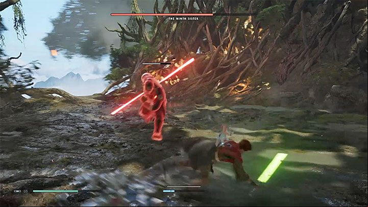 The Ninth Sisters much more dangerous new attack is her red charge - The Ninth Sister | Fallen Order Boss - Bosses - Star Wars Jedi Fallen Order Guide