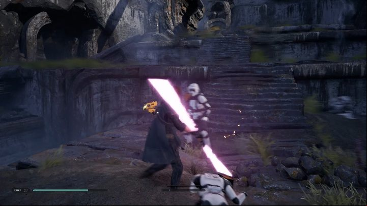 that you cant cancel your attacks - Combat in Jedi Fallen Order - Basics - Star Wars Jedi Fallen Order Guide