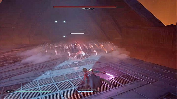 Another red attack of Trilla is a shock wave - The Second Sister | Fallen Order Final Boss - Bosses - Star Wars Jedi Fallen Order Guide