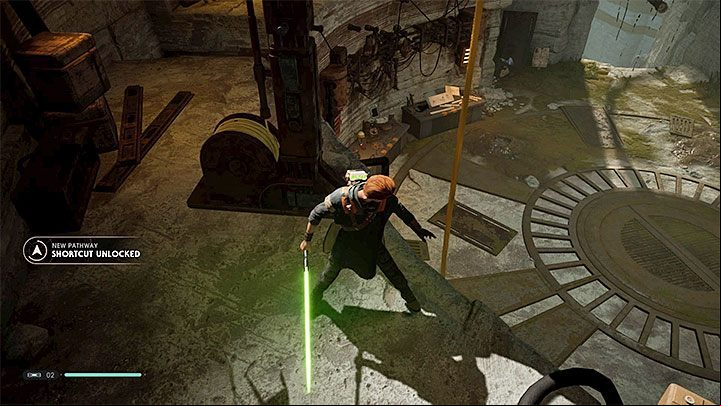 Shortcuts are new ages between locations that you can unlock as you explore them - Starting tips for Star Wars Jedi Fallen Order - Basics - Star Wars Jedi Fallen Order Guide