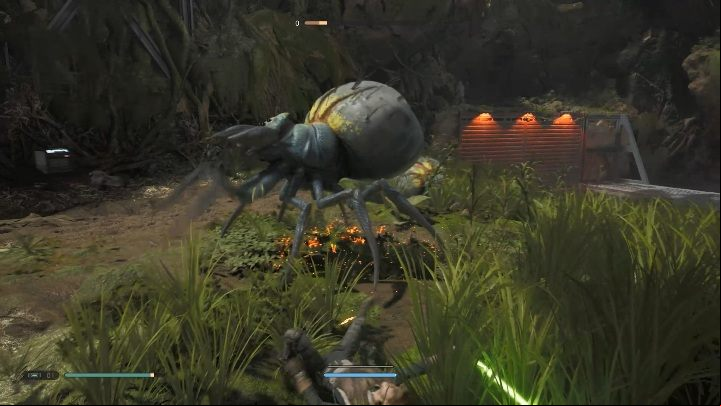 As a side note, this is a very unpleasant planet for people with arachnophobia - Boxes in Kashyyyk | Jedi Fallen Order Secrets - Kashyyyk - Star Wars Jedi Fallen Order Guide