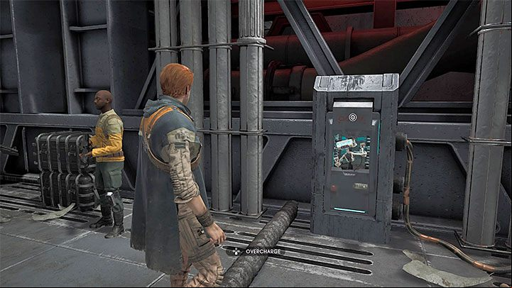 After winning the battle, find a new terminal to use BD-1s Overcharge - Chapter 3 Kashyyyk | Fallen Order Walkthrough - Main Story - Star Wars Jedi Fallen Order Guide