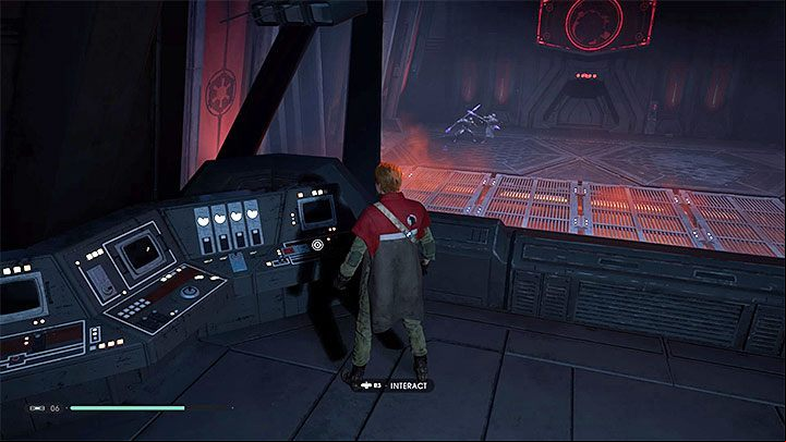 In a new room, its a good idea to start by running upstairs to deal with opponents who use blasters - Chapter 6 Fortress Inquisitorius - game finale | Fallen Order Walkthrough - Main Story - Star Wars Jedi Fallen Order Guide