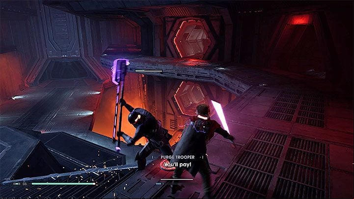 Open a new door with the help of BD-1 to get to the prison block - Chapter 6 Fortress Inquisitorius - game finale | Fallen Order Walkthrough - Main Story - Star Wars Jedi Fallen Order Guide