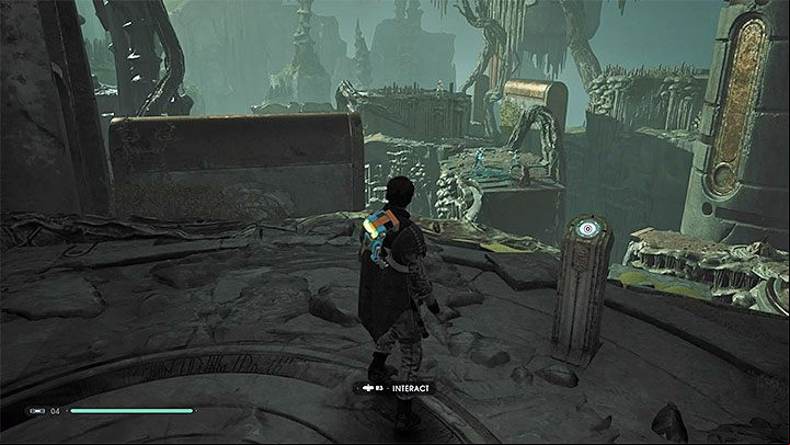 Jump on small ledges over a precipice and eliminate new Stormtroopers - Chapter 3 Tomb of Miktrull | Fallen Order Walkthrough - Main Story - Star Wars Jedi Fallen Order Guide