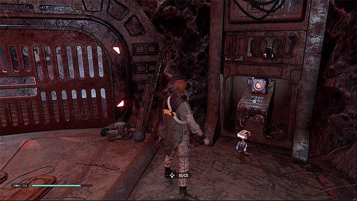 Jump into the cell to reunite with BD-1 - Chapter 4 The Prison | Fallen Order Walkthrough - Main Story - Star Wars Jedi Fallen Order Guide