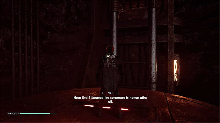 Run on the wall and return with BD-1 to the room where you moved the power cables earlier - Chapter 4 The Prison | Fallen Order Walkthrough - Main Story - Star Wars Jedi Fallen Order Guide