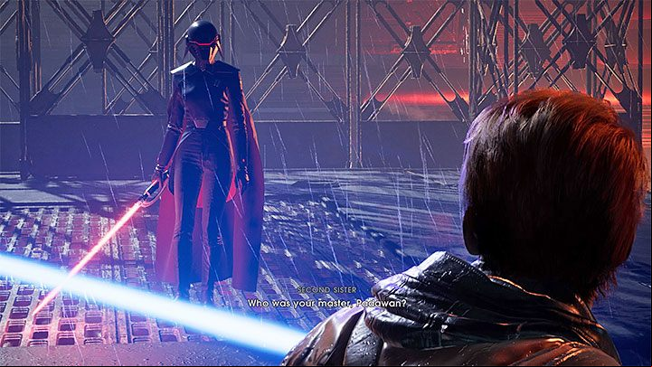 The first confrontation with the Second Sister takes place in the final part of the prologue - Star Wars Jedi Fallen Order Guide