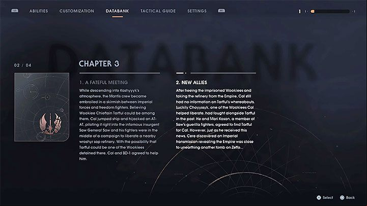 It is important to note that in Star Wars Jedi: Fallen Order you can only complete main story missions - List of all missions | Fallen Order Walkthrough - Main Story - Star Wars Jedi Fallen Order Guide