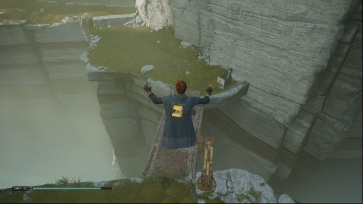 At the bottom, you have to open a age to get through - How do I get to Abandoned Workshop on planet Bogano in Jedi Fallen Order? - Riddles - Star Wars Jedi Fallen Order Guide