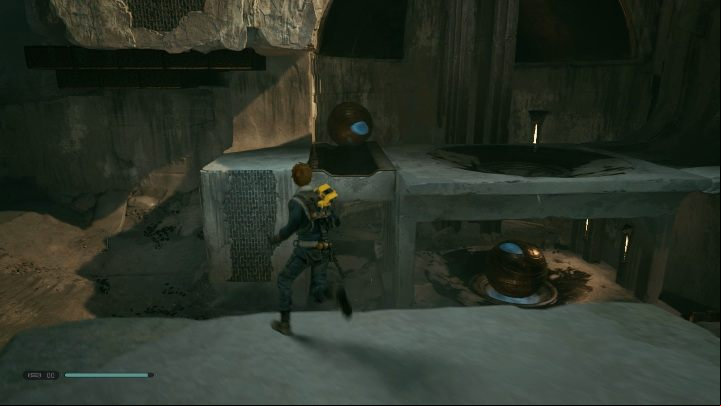 Again, place the ball at a specific point so that you can continue exploring - Tomb of Eilram | Jedi Fallen Order Tombs - Tombs - Star Wars Jedi Fallen Order Guide