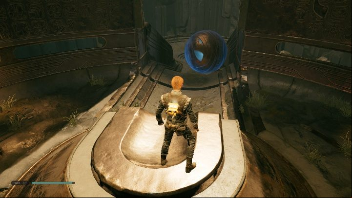The last ball must be knocked out of the elevator - this in turn will allow you to move to the exit - Tomb of Eilram | Jedi Fallen Order Tombs - Tombs - Star Wars Jedi Fallen Order Guide