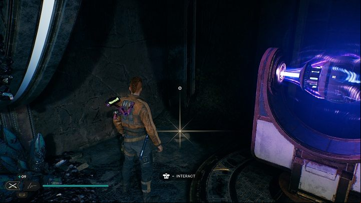 Use BD-1's grinder to destroy the nearby growth - Jedi Survivor: Devastated Settlement - list of secrets (Part 1) - Koboh - Star Wars Jedi Survivor guide