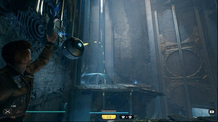 Grab a nearby orb and take a nearby path deep into the chamber - Jedi Survivor: Devastated Settlement - list of secrets (Part 1) - Koboh - Star Wars Jedi Survivor guide