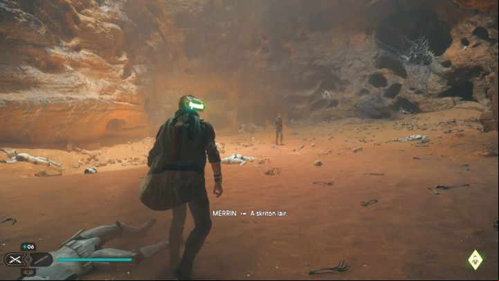 Skriton is a monster from the planet Jedha that can move underground - Jedi Survivor: How to defeat the boss Skriton? - Bosses - Star Wars Jedi Survivor guide