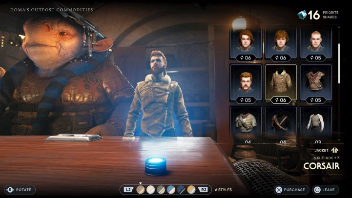 Of course, at the beginning of Star Wars Jedi Survivor, Cal's closet won't be that diverse - Star Wars Jedi Survivor: Can Cals appearance be changed? - Cal and BD-1 - Star Wars Jedi Survivor guide