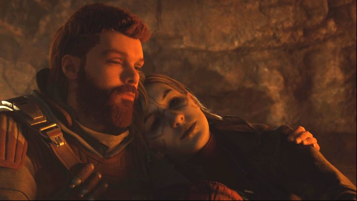 In Jedi Survivor, Cal and Merrin's relationship is still close while being difficult to define - Star Wars Jedi Survivor: Is Merrin returning and is there romance? - Plot and characters - Star Wars Jedi Survivor guide