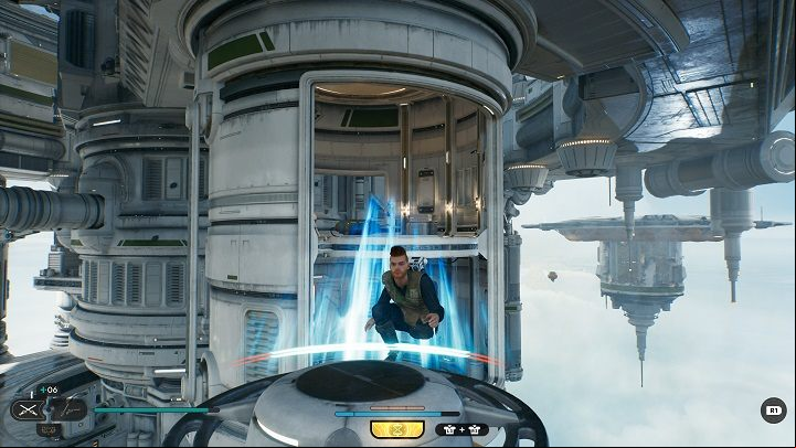 Once at the top, go through the gap on the left - Jedi Survivor: Observatory Understructure - list of secrets - Koboh - Star Wars Jedi Survivor guide