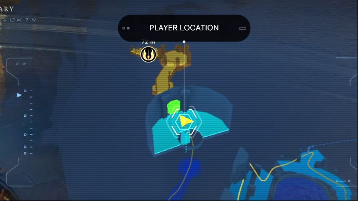 During the search for Brother Armias on Jedha, you will reach the location of Buried Refuge in the Pilgrim's Sanctuary, where there is a locked gate - Jedi Survivor: Opening the Gate at the Buried Refuge - Puzzles - Star Wars Jedi Survivor guide