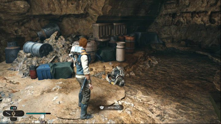 Interact with the Gyro module to activate a cut-scene - Star Wars Jedi Survivor: Find Gyro Module - Walkthorugh - Star Wars Jedi Survivor guide
