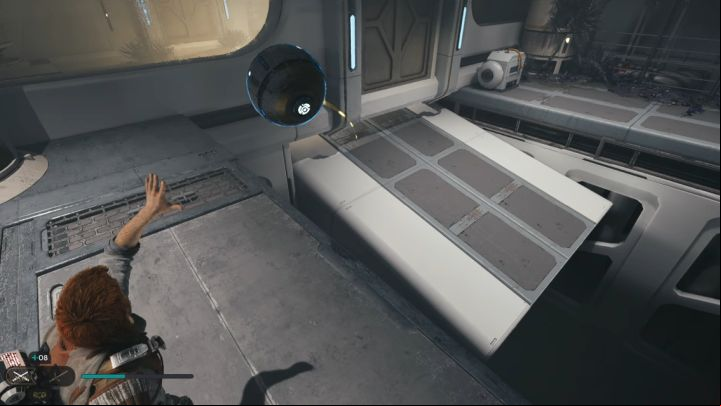 Quickly run to the room on the right - Jedi Survivor: Orb Amplifier puzzle in the Republic Research Laboratory - Puzzles - Star Wars Jedi Survivor guide