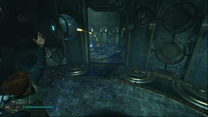Once there, remove the ball from the device and keep it close to yourself, enter a small room on the right - Jedi Survivor: Hunters Quarry - list of secrets - Koboh - Star Wars Jedi Survivor guide