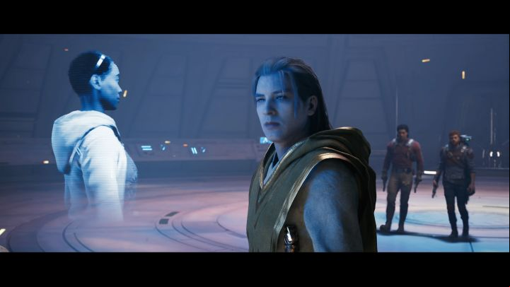 After entering the round chamber, a cutscene will begin initiating the boss battle - Jedi Survivor: How to defeat Dagan Gera (Observation Deck)? - Bosses - Star Wars Jedi Survivor guide