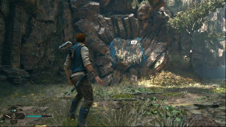 You will arrive at the lair of a Bilemaw - Star Wars Jedi Survivor: The Forest Array - Walkthorugh - Star Wars Jedi Survivor guide
