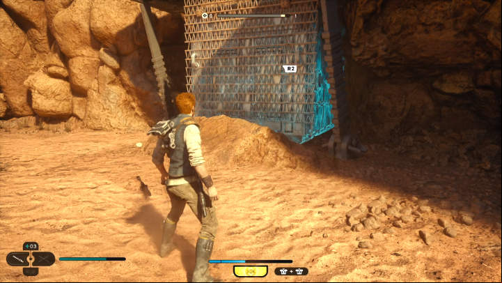 You will reach a place where you will have to face a group of opponents - Star Wars Jedi Survivor: Reach Pilgrims Sanctuary - Walkthorugh - Star Wars Jedi Survivor guide