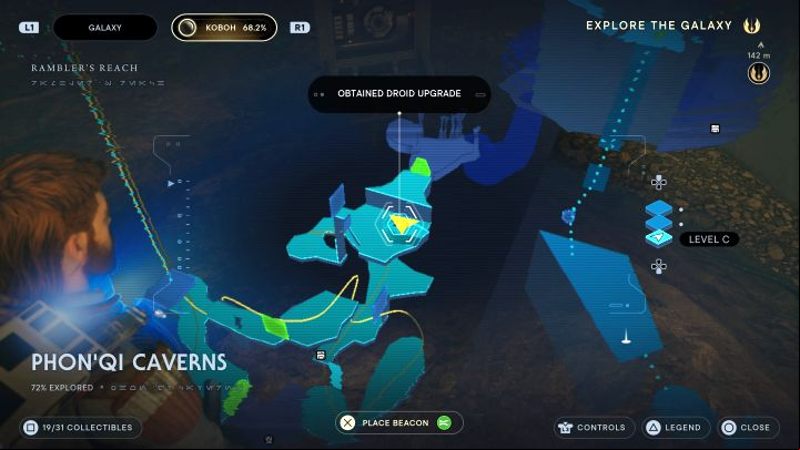 This one can only be gotten after the end of the main story - Star Wars Jedi Survivor: Map Upgrades - Unique Collectibles - Star Wars Jedi Survivor guide