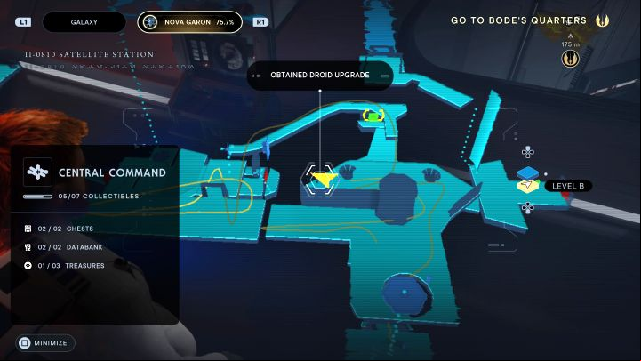 First, you need to advance in the main story enough to unlock Nova Garon - Star Wars Jedi Survivor: Map Upgrades - Unique Collectibles - Star Wars Jedi Survivor guide