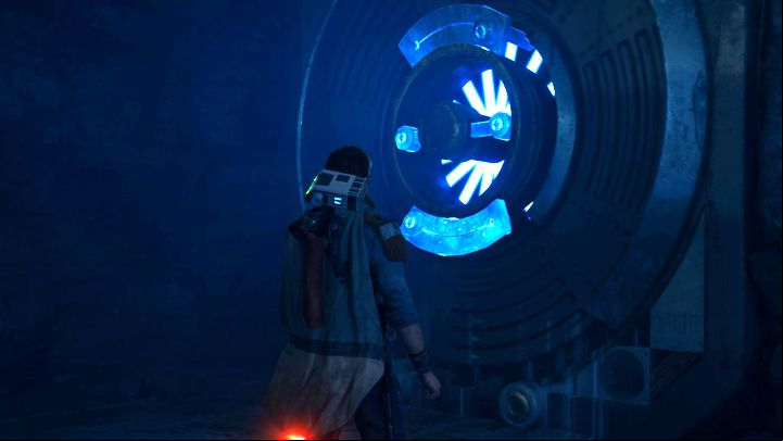 In the upper corridor, in addition to a collectible, there is also a fourth stone block - Jedi Survivor: Chamber of Clarity on Koboh - Puzzles - Star Wars Jedi Survivor guide