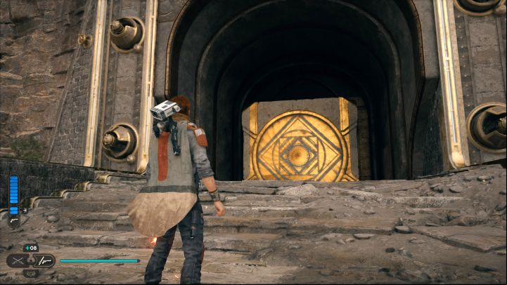 After climbing up, you will be in front of the entrance to the Chamber of Clarity - Jedi Survivor: Chamber of Clarity on Koboh - Puzzles - Star Wars Jedi Survivor guide