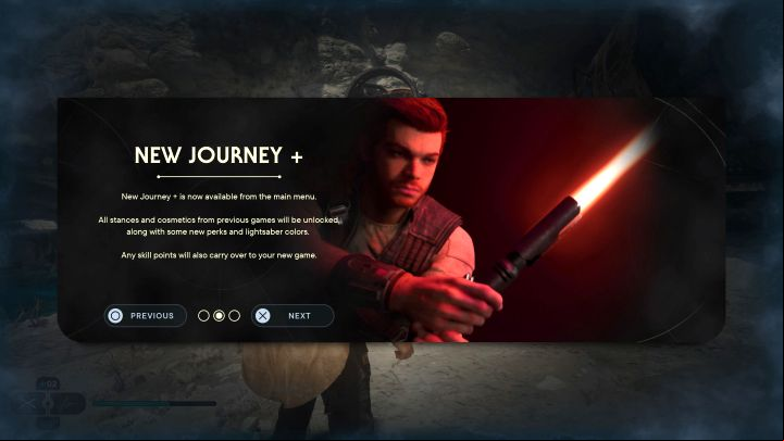The red lightsaber is one of the rewards for completing the main story and starting an NG+ playthrough, which in this game is called Journey - Star Wars Jedi Survivor: Is it possible to have a red lightsaber? - Cal and BD-1 - Star Wars Jedi Survivor guide