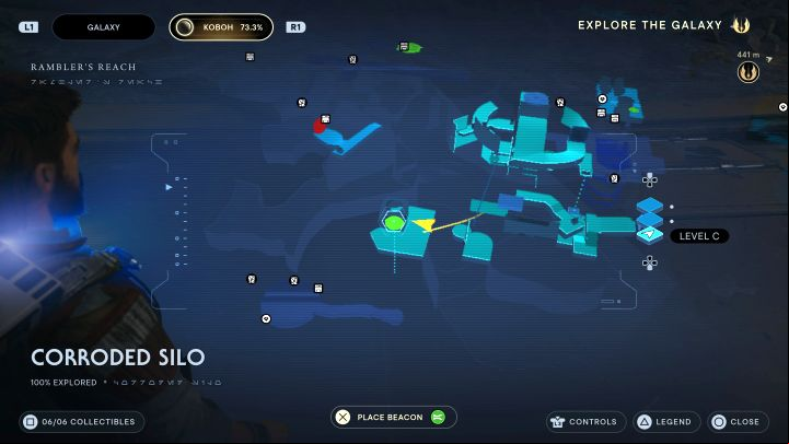 Make another jump and you'll find yourself before the entrance to the Chamber of Fortitude - Jedi Survivor: Chamber of Fortitude (Koboh) - Puzzles - Star Wars Jedi Survivor guide
